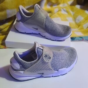 Nike Sock Dart Gray Slip-On Sneakers